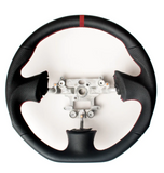 Enhanced Cipher Steering Wheel Leather with Red Stitching & Centre Stripe NB (1998-2004)