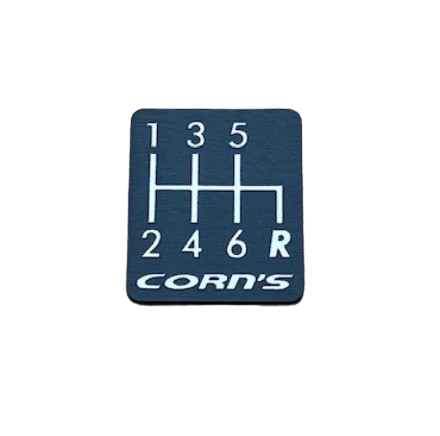 6 Speed Shift Pattern Sticker - Corn's (NB8B 2000-2004)
