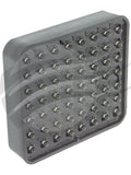 Square Red LED Rain light 12V Fia Approved 100mm X 92mm