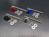 Quick Release Latch - Push Button (Black / Red / Blue / Silver)