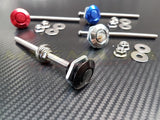Quick Release Latch - Push Button (Black / Red / Blue / Silver)