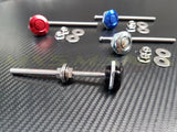 Quick Release Latch - Push Button (Black / Red / Blue / Silver)