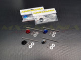 Quick Release Latch - Push Button (Black / Red / Blue / Silver)