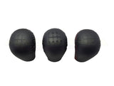 Leather Gear Shift Knob 6 Speed w/ Black Silver or Red Stitching - Genuine (NB8B/C 2000-2004)