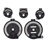 Classic Stainless Steel Black Brushed Gauge Faces - Jass Performance - (NA 1989-1997)