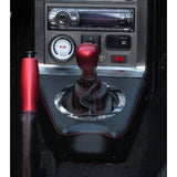 Short Console Black Leather w/ Black or Red Stitching - Jass Performance (NA 1989-1997)