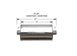 Magnaflow 3 inch - 4x9 Oval Muffler - Centre / Centre