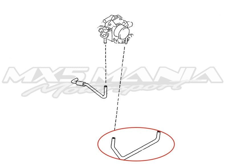 Bypass Hose 2 Genuine (NB) MX5 Mania