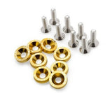 Fender Bolt & Washer Kit M6 8PC (Various Colours)