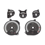Classic Black Brushed Stainless Steel Gauge Faces - Jass Performance - (NB 1998-2004)