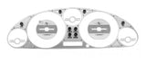 Vintage Style Cluster Bezel - 2 Layer Stainless Steel - Jass Performance  (NB 1998-2004)