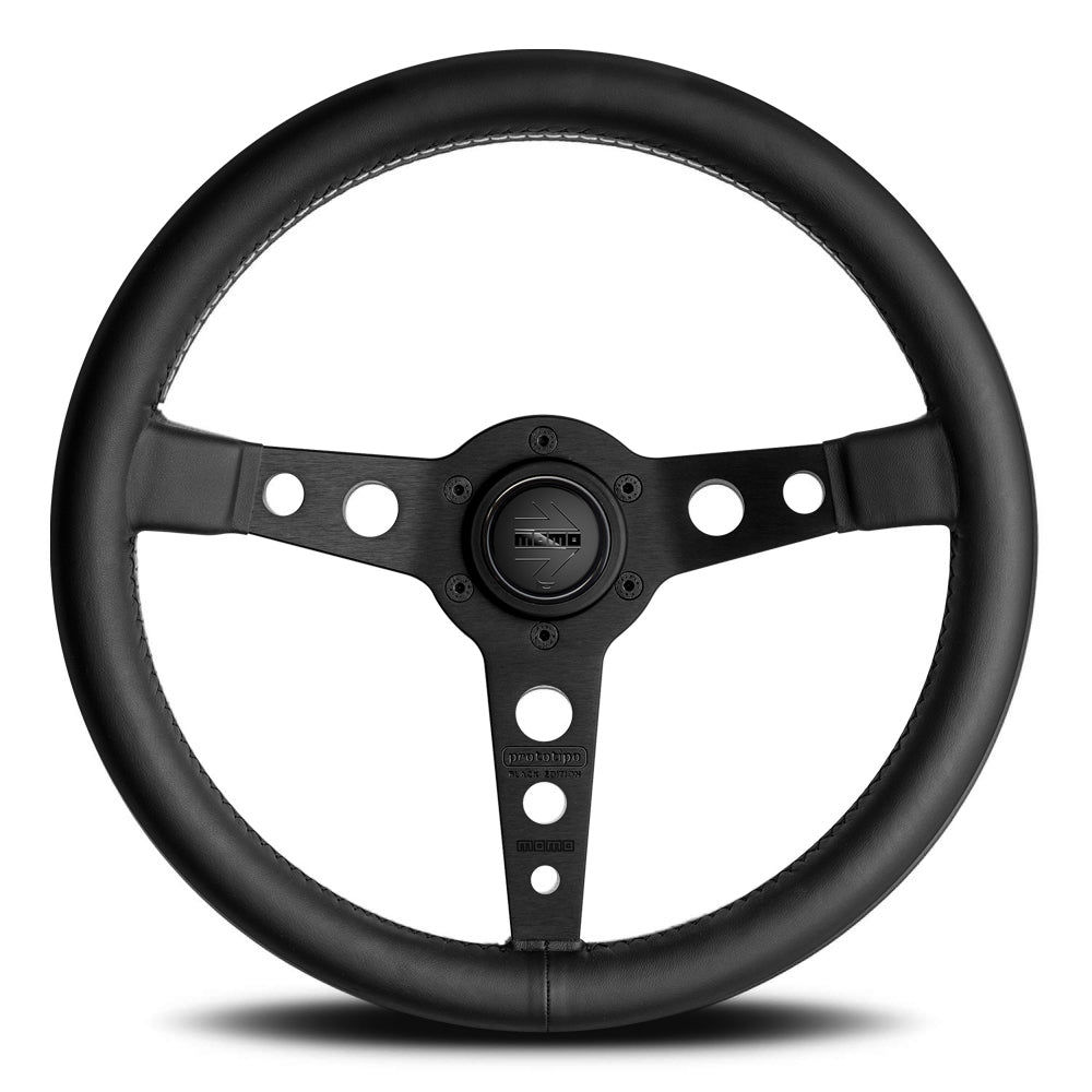 MOMO Prototipo 350mm Black Edition Steering Wheel (NA 1989-1997