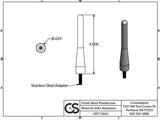 The Original Stubby Antenna by Cravenspeed - Short Aerial (NA/NB)