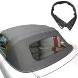 Soft Top Skin - 1pc - Vinyl - Demisted Glass - No Zip - Rain Rail - Various Colours (NA/NB 89-04)