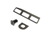 USB Lighter Charger and Button Bezels - Black Brushed Finish - Jass Performance (NA 1989-1993)