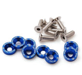 Fender Bolt & Washer Kit M6 8PC (Various Colours)