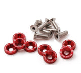 Fender Bolt & Washer Kit M6 8PC (Various Colours)