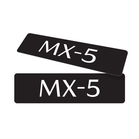MX-5 Numberplates Ornamental - Genuine Mazda