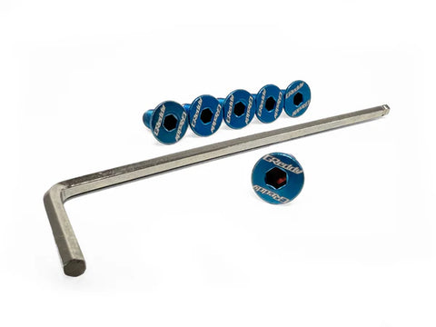 GReddy Steering Wheel Bolt Kit - Titanium - (NA 1989-1997)
