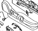 Seat Bolster Trim - Genuine (NC 2005-2014)