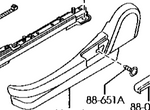 Seat Bolster Trim - Genuine (NC 2005-2014)