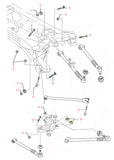 Complete Replacement Suspension Bolt Kit Rear - Genuine (NC 2005-2014)