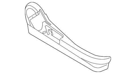 Seat Bolster Trim - Genuine (NC 2005-2014)