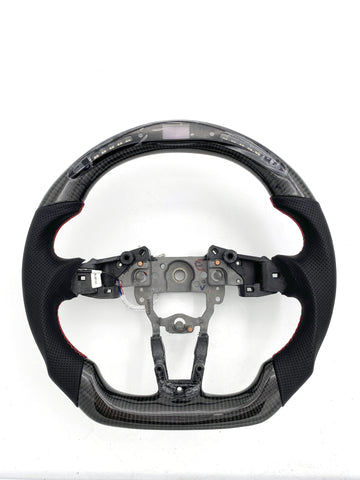 Carbon Fibre/ Leather Steering Wheel With LED Screen (ND 2015-Current)