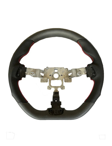 Enhanced Cipher Steering Wheel Leather with Carbon Fibre and Red Stitching NC (2005-2014)