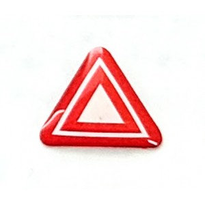 Jass Performance Hazard Sticker (Red)