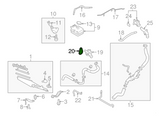 Genuine Mazda Cooling Inlet, Thermostat O Ring body  - (NC 2005-2014)
