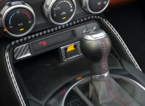 Carbon Fibre Button + USB Ports + Trim Line Covers  (ND 2015-Current)