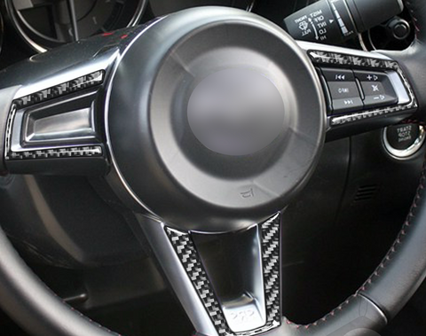 Carbon Fibre Steering Wheel Trims (ND 2015-Current)