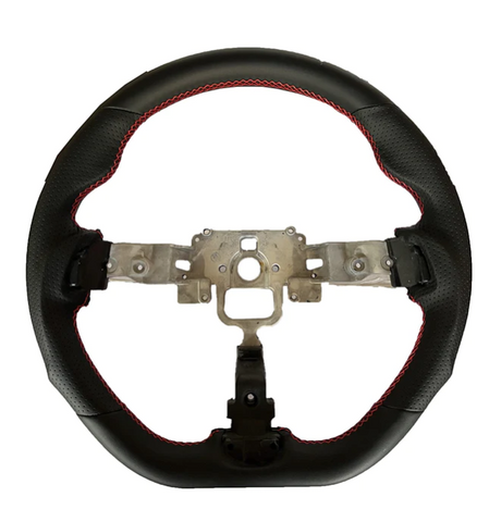 Enhanced Steering Wheel Leather with Red Stitching NC (2005-2014)