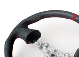 Enhanced Steering Wheel Leather with Red Stitching & Centre Stripe NB (1998-2004)