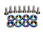 Fender Bolt & Washer Kit M6 8PC (Various Colours)