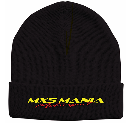 MX5 Mania Black Beanie - NA/NB/NC/ND