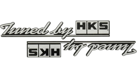 Genuine HKS Japan Decal Sticker 'Tuned by HKS'