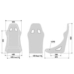 Sparco 'Sprint' Black Race Seat Bucket Seat