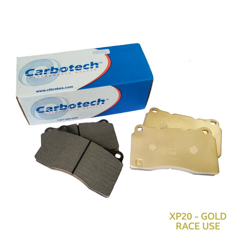 Carbotech XP20 Track / Race Brake Pads - Front (AP Racing / YellowSpeed Caliper)