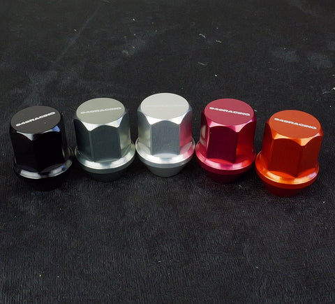 949 Racing 7075 Forged Alloy Closed Wheel Nuts [4 PACK] 12x1.5 (Black/Silver/Red/Orange/Gray)