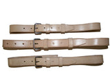 Leather Luggage Straps, Set of 3 in BLACK/TAN (NA/NB/NC/ND)