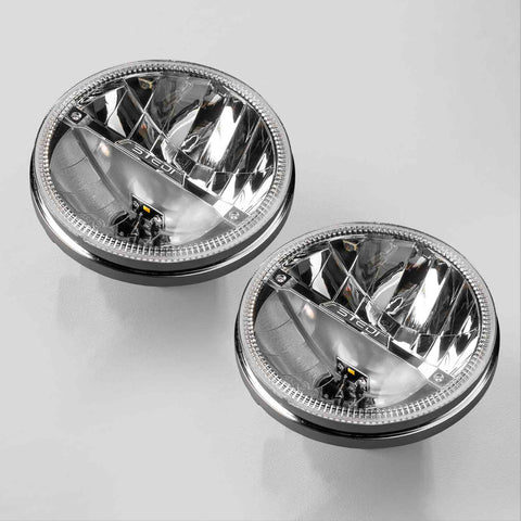 Stedi Homage 7 Inch LED Headlight- Chrome Pair 3000K - NA (1989-1997)