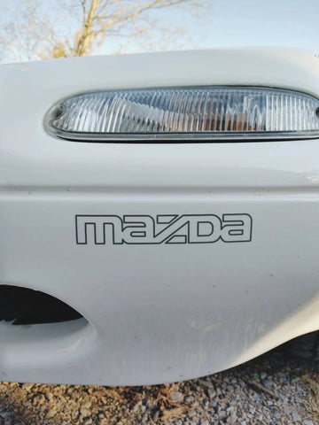 Front Bumper Bar Original Look "MAZDA" Sticker - (NA 1989-1992)