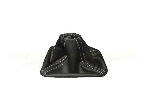 Leather Gear Shift Boot - Black w/ Red Stitching (NC)