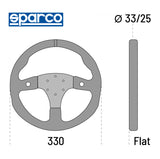 Sparco R323 Wheel (Suede Racing)