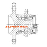 Supermiata Competition Hub Front with Extended Studs - (NC 2005-2014)