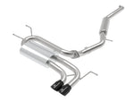 Takeda 2-1/2 IN 304 Stainless Steel Cat-Back Exhaust System w/ Black or Polished Tips