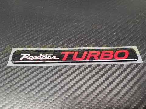 Roadster Turbo Emblem Badge - Genuine Mazda