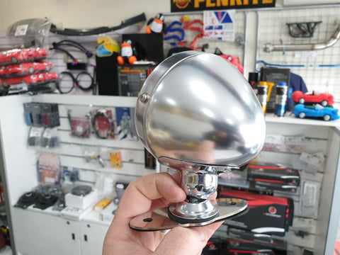 Classic Racing Style Side Polished Mirror Pair - Jass Performance (NA ...